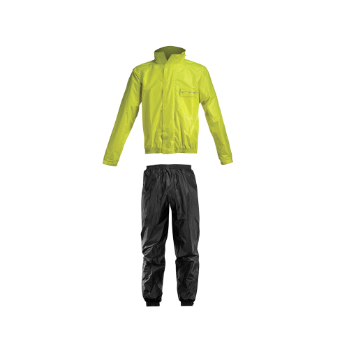 RAIN SUIT LOGO Colore : NERO/GIALLO Taglia : M