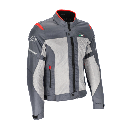 JACKET CE ON ROAD RUBY LADY GRIGIO/ROSSO TAGLIA: XXL