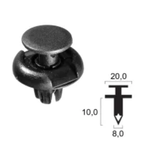 Rivetto in plastica HONDA - Parafango