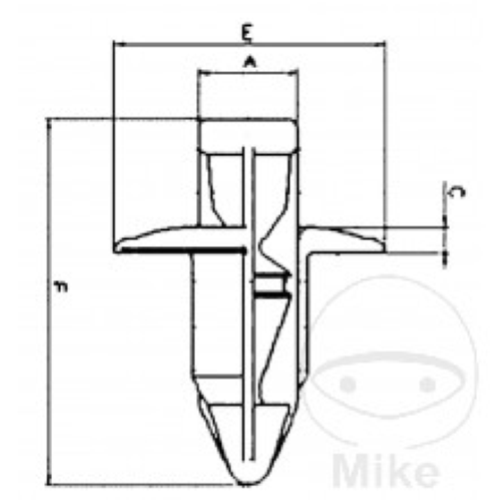 RIVETTO A PRESSIONE 10 PEZZI