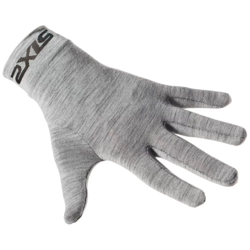 SOTTOGUANTI MERINOS CARBON UNDERWEAR WOOL GREY- L/XL