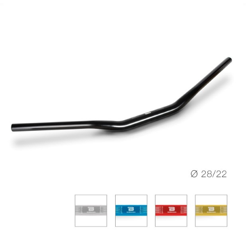 BARRACUDA MANUBRIO SEZIONE VARIABILE colore: NERO diametro: 28/22