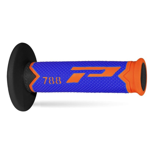 Coppia manopole Pro Grip 788 - arancione fluo blu nero