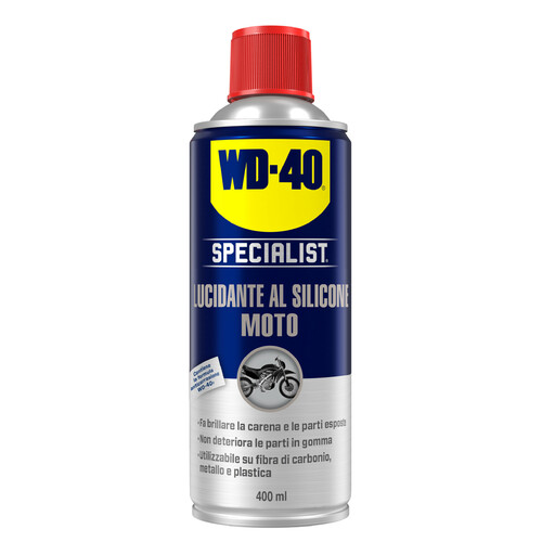 WD-40, Specialist - Lucidante al silicone per moto - 400 ml