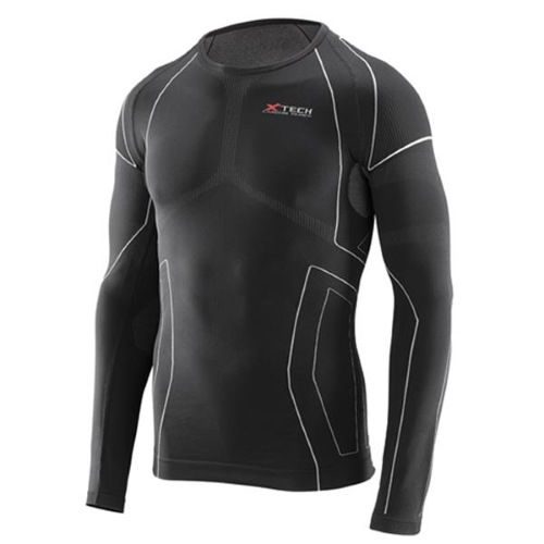 XTECH MAGLIA TECNICA MAN.LUNGHE GIR. RACE3 NERO S-M