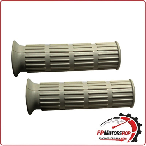 COPPIA MANOPOLE MANUBRIO BIANCO ARIETE 00687/C-B PER PIAGGIO VESPA PX/PE