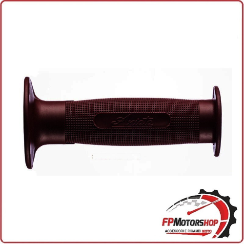 COPPIA MANOPOLE MANUBRIO PER MOTO CROSS MX 74 BORDEAUX ARIETE 01604-CFR