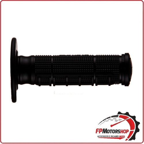 COPPIA MANOPOLE MANUBRIO PER MOTO CROSS UNITY ASP HALF WAFFLE NERO ARIETE