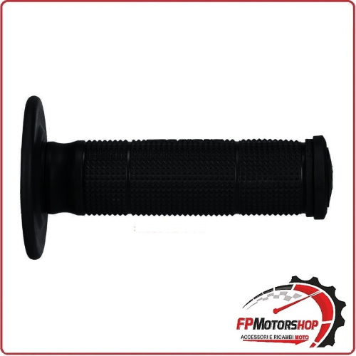 COPPIA MANOPOLE MANUBRIO PER MOTO CROSS UNITY SLIMLINE NERO ARIETE 02619-N