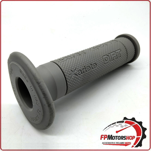 COPPIA MANOPOLE MANUBRIO PER MOTO DIRTZONE L135 SOFT GRIGIO CHIARO ARIETE 02647