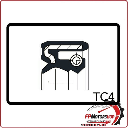 ANELLO DI TENUTA PARAOLIO GUARNIZIONE MOTORE TC4Y 55X41,7X8 ARIETE P/238