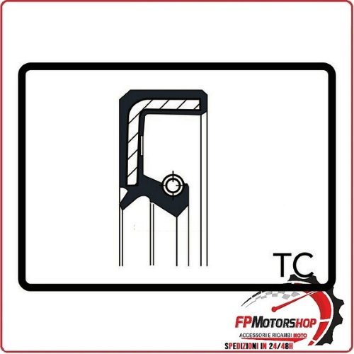 ANELLO DI TENUTA PARAOLIO GUARNIZIONE MOTORE TC 45X25X7 ARIETE P/289