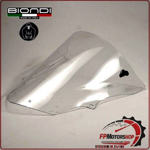 CUPOLINO PARABREZZA MOTO PER KAWASAKI NINJA ZX10R 2008> TRASPARENTE BIONDI ZX6R