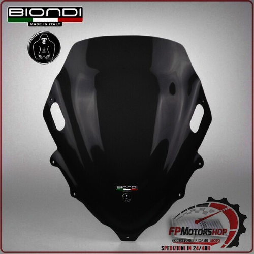 CUPOLINO PARABREZZA MOTO PER YAMAHA T-MAX 500 FUME DARK BIONDI 8010294 2008>2011