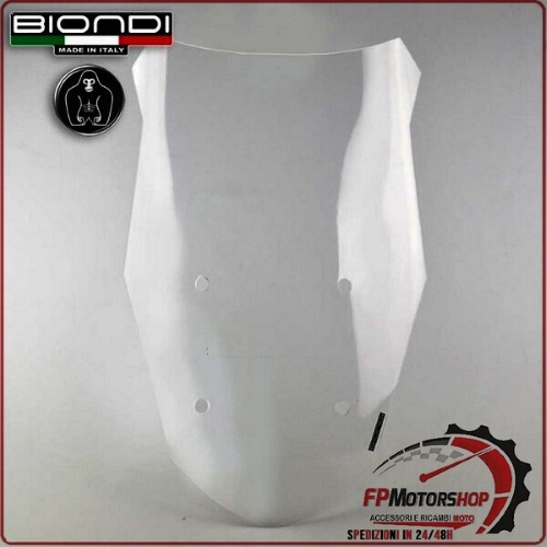 CUPOLINO PARABREZZA PER MOTO GUZZI V100 2022> TRASPARENTE MAXI TOURING BIONDI