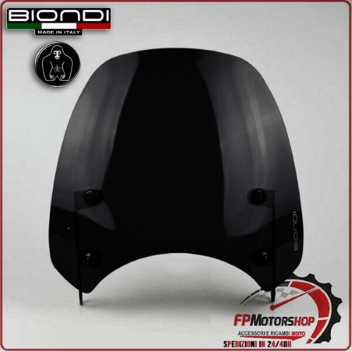 CUPOLINO PARABREZZA MOTO PER TRIUMPH BONNEVILLE T100/T120 2021> SPORT FUME SCURO