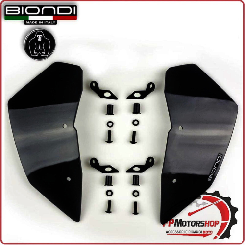 DEFLETTORE PER CUPOLINO MOTO GUZZI V100 STELVIO 24- FUME' SCURO BIONDI 8010499