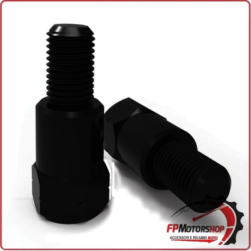 COPPIA ADATTATORE SPECCHIETTO MOTO DA 10MM A 8MM FILETTO SX OXFORD OX580