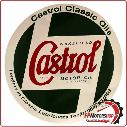 ADESIVO CARROZZERIA DIAMETRO 127MM CASTROL CLASSIC STR598