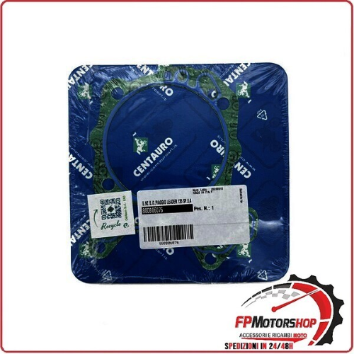 GUARNIZIONE BASE CILINDRO PIAGGIO BEVERLY 125 01>15 SP 0,4 CENTAURO 880B06076
