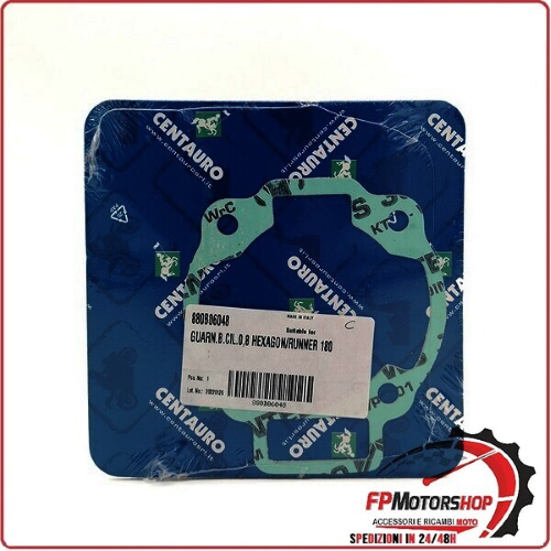 GUARNIZIONE BASE CILINDRO PER GILERA RUNNER FXR 180 2T 0,8 CENTAURO 880B06048