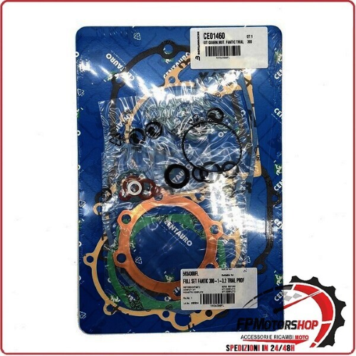 KIT GUARNIZIONE MOTORE PER FANTIC TRIAL 300 CENTAURO 593A300FL 300/301/302/303.2