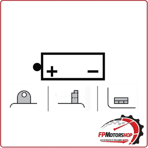 BATTERIA PER MOTO YUASA YB12A-A 12V 12AH 136X81X162MM CCA150 KAWASAKI