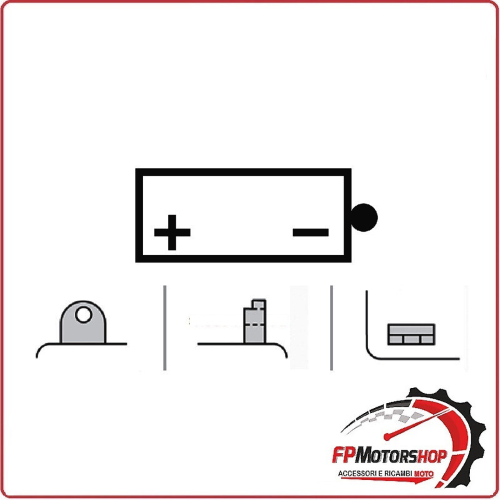 BATTERIA PER MOTO YUASA YB12A-B 12V 12AH 136X81X162MM CCA180 HONDA CB