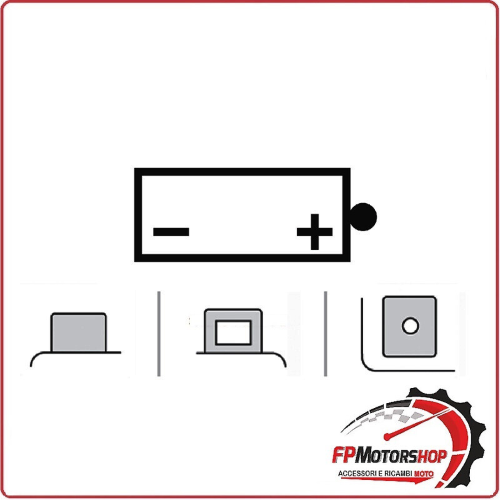 BATTERIA PER MOTO OKYAMI OB14L-B2 YB14L-B2 12V 14AH 134X89X166MM