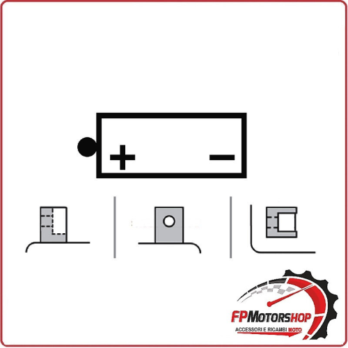 BATTERIA PER MOTO OKYAMI OB16B-A2 YB16B-A2 12V 16AH 160X90X161MM