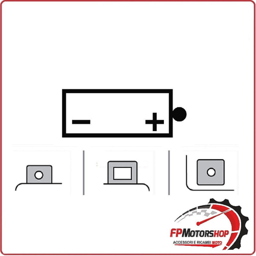 BATTERIA PER MOTO OKYAMI OB30CL-B YB30CL-B 12V 30AH 168X132X190MM
