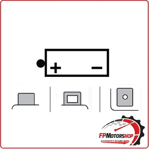 BATTERIA PER MOTO OKYAMI OB14A-A2 YB14A-A2 12V 14AH 134X89X176MM CCA180