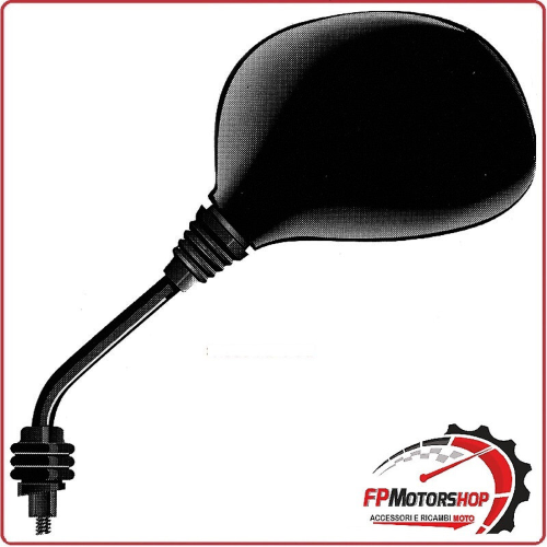 SPECCHIO SPECCHIETTO RETROVISORE SX NERO PER SCOOTER HONDA SFX SPORT 95>