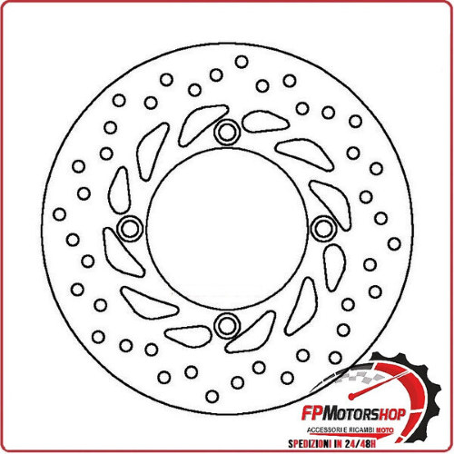 DISCO FRENO PER SCOOTER HONDA SH 125/150 09-19 300 15-19 FERODO FMD0009R FISSO