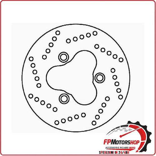 DISCO FRENO PER SCOOTER PEUGEOT SPEEDFIGHT FERODO FMD0025R FISSO 180MM