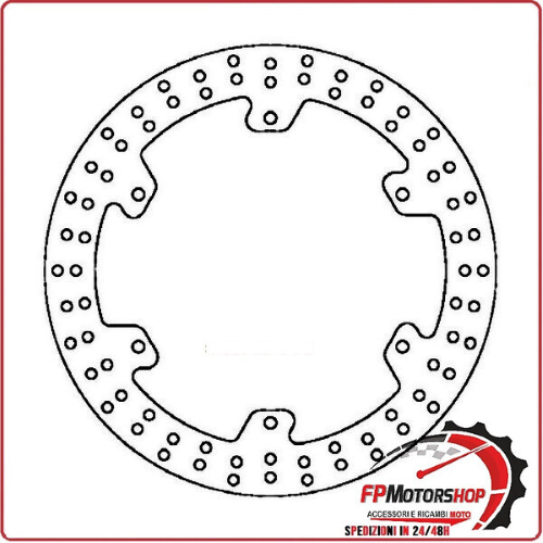 DISCO FRENO MOTO PER FMD160R FERODO FMD0160R YAMAHA 600 XJ S DIVERSION 91>97 N