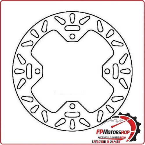 DISCO FRENO MOTO PER HONDA CR 125/250 POSTERIORE FERODO FMD0221R 250 R 971 125