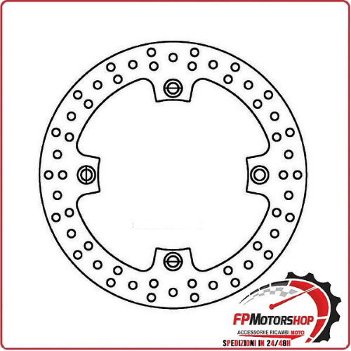 DISCO FRENO MOTO PER KAWASAKI NINJA ZX10R 04>10 Z750 04>06 FERODO FMD0237R