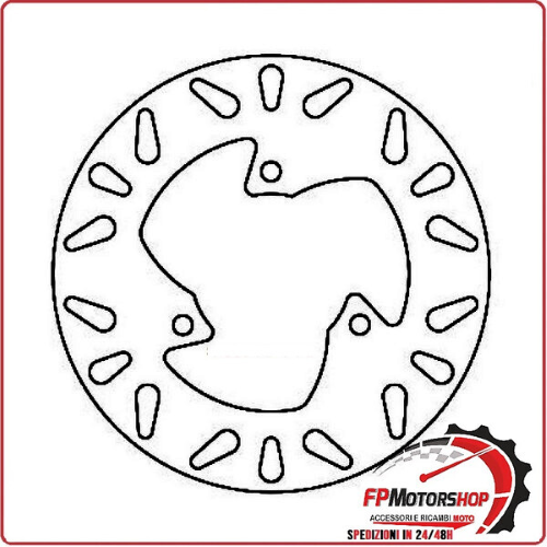 DISCO FRENO PER SCOOTER APRILIA ATLANTIC 250 03-06 FERODO FMD0327R FISSO 189.5MM