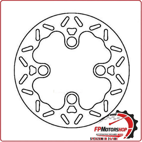 DISCO FRENO MOTO PER GAS GAS 125 TXT 14> FERODO FMD0332R 125/250/300 PRO
