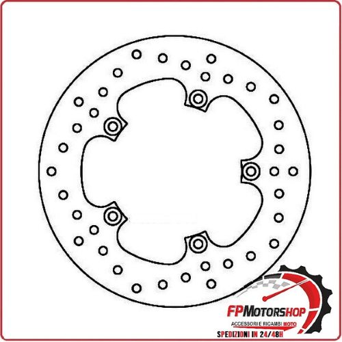 DISCO FRENO MOTO PER FMD0367R FERODO YAMAHA FAZER 8 800 10>12 FZ8N 11> FZ8