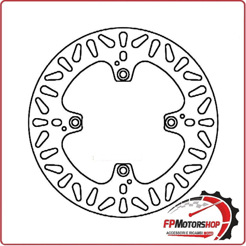 DISCO FRENO PER MOTO DUCATI MONSTER S2R S4R HYPERMOTARD FERODO FMD0390R