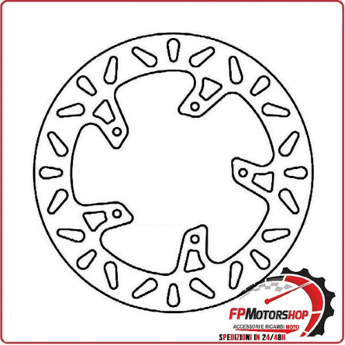 DISCO FRENO PER SCOOTER APRILIA SXV 550 05>07 FERODO FMD0406R FISSO 240MM