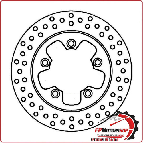 DISCO FRENO PER SCOOTER KYMCO DINK 50 FMD0423R FERODO FISSO 240MM