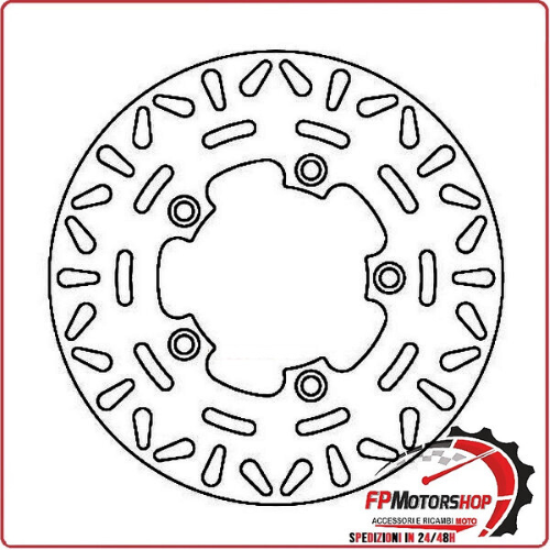 DISCO FRENO PER SCOOTER KYMCO XCITING 250 300 2008>2009 FMD0440R FERODO 260MM