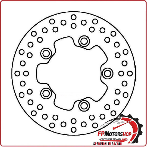 DISCO FRENO PER SCOOTER KYMCO G-DINK PEOPLE FMD0453R FERODO FISSO 200MM