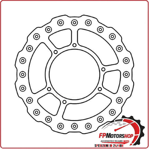DISCO FRENO MOTO PER HONDA CRF 250R 15> 450F 450RX 17> FERODO FMD0460MXR