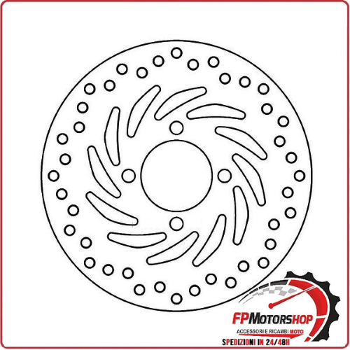 DISCO FRENO PER SCOOTER HONDA PCX 125/150 SH MODE 125 VISION 50/110 ANTERIORE