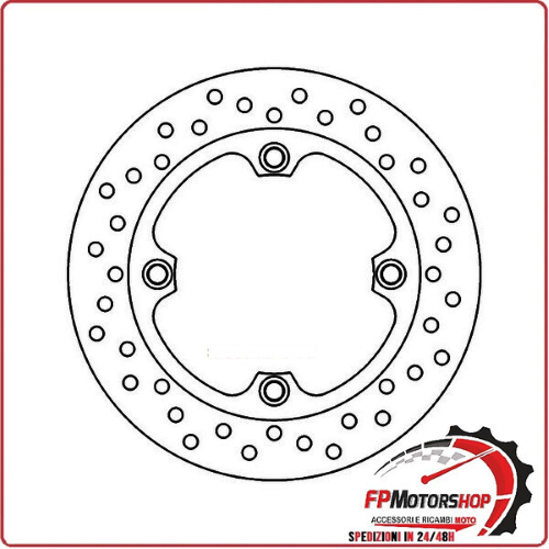 DISCO FRENO PER MOTO HONDA X-ADV 750 CBF 600 /1000 HORNET POSTERIORE FERODO
