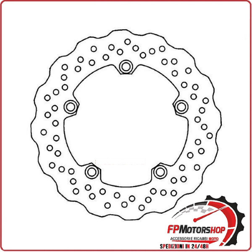 DISCO FRENO PER MOTO YAMAHA MT-09 13>19 MT>07 14>17 FERODO FMD0470R 245MM